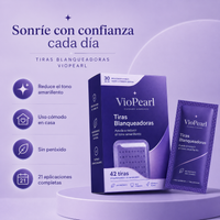 VioPearl - Tiras Blanqueadoras Violetas