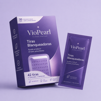 VioPearl - Pack 14 Tiras Blanqueadoras Violetas